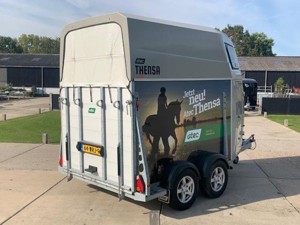 Atec Thensa Paardentrailer 2500 vol optie, Gebruikt, Aluminium, 2-paards trailer
