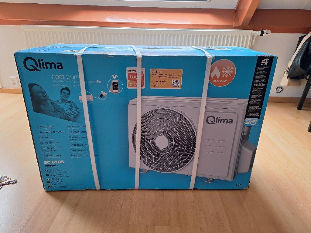 Qlima SC6135 split airco nieuw in de doos, Witgoed en Apparatuur, Airco's, Ophalen, Nieuw, 3 snelheden of meer, Wandairco