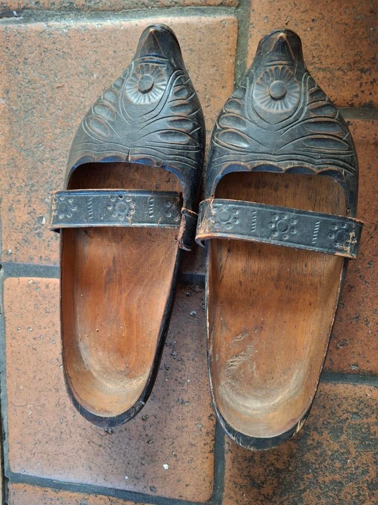 Oude  Trip klompen uit klompen dorp Sint-Oederode, Antiek en Kunst, Curiosa en Brocante, Ophalen of Verzenden