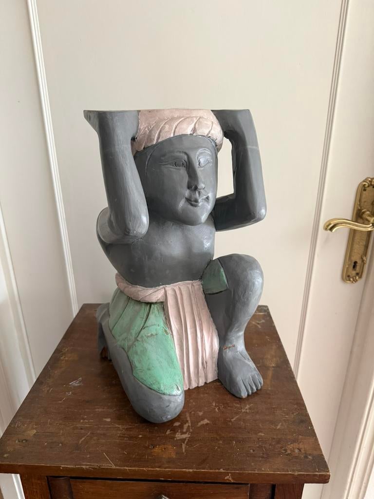 Hout gesneden beeld, Ophalen of Verzenden