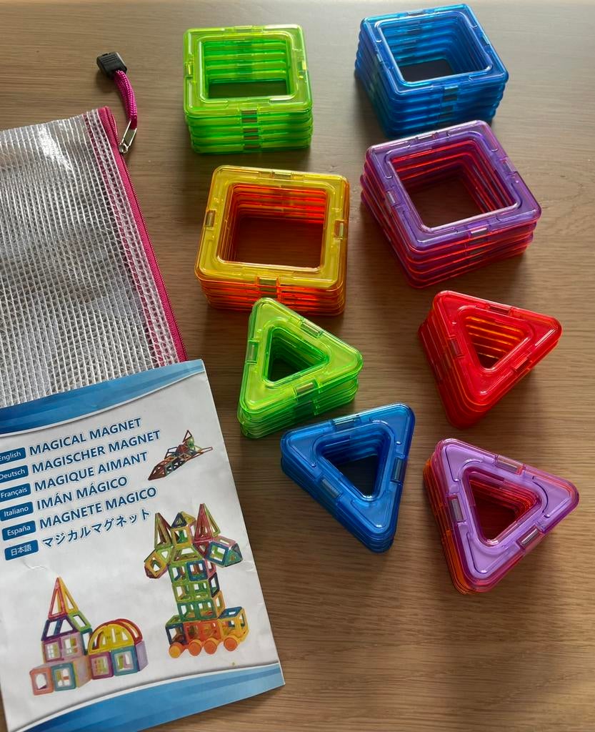 Magnetische bouwstenen 40 stuks (groot formaat) NIEUW, Ophalen of Verzenden, Nieuw, Overige merken