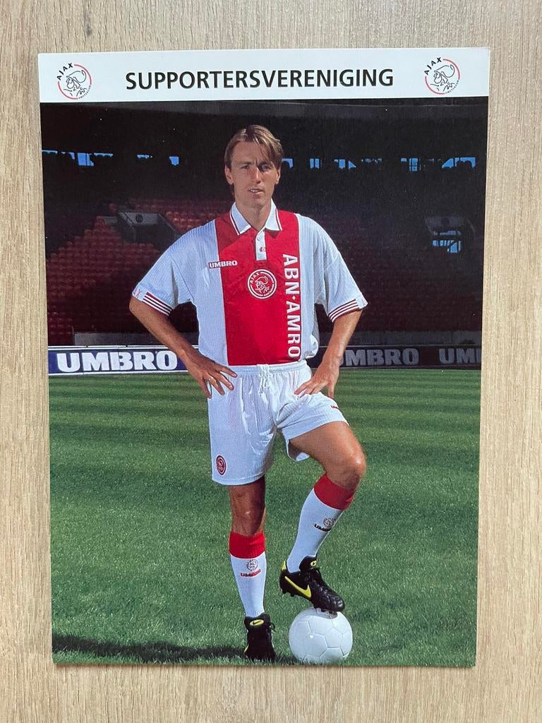 Fotokaart Richard Witschge (Ajax) ., Ophalen of Verzenden, Nieuw, Ajax, Spelerskaart