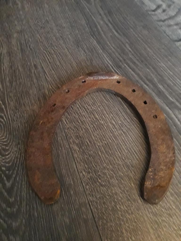 Oud hoefijzer, Antiek en Kunst, Ophalen of Verzenden
