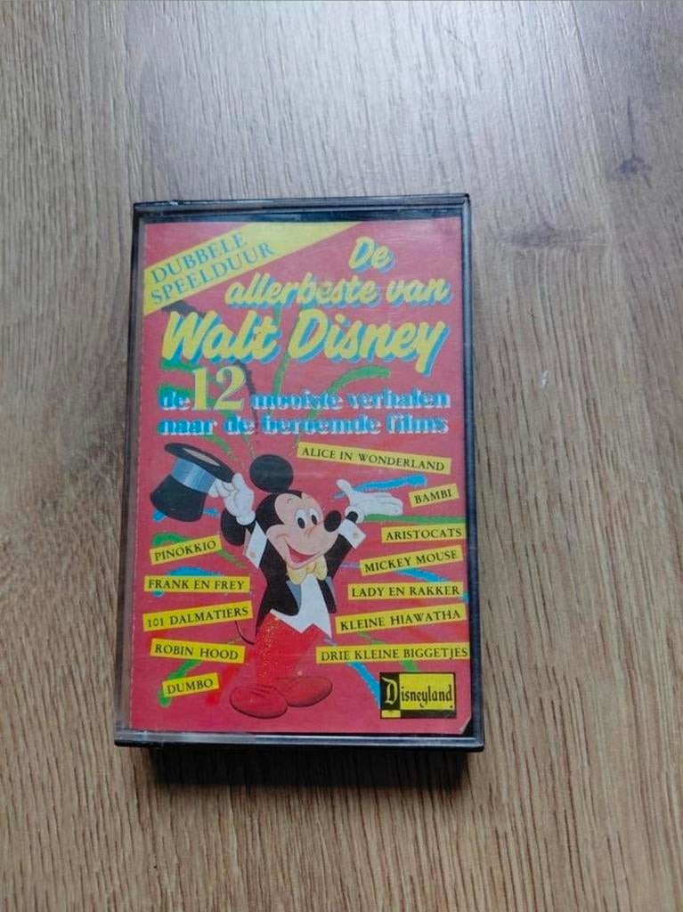 De Allerbeste van  Walt Disney cassettebandje., Cd's en Dvd's, Cassettebandjes, Gebruikt, Kinderen en Jeugd, 1 bandje, Ophalen of Verzenden