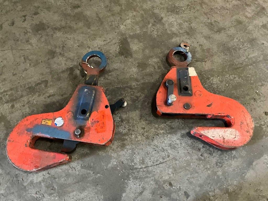 Platenklem 4,5T 0-50mm (2 stuks), Ophalen, Gebruikt, Handmatig