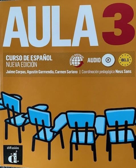 Aula 3 leerboek Spaans, Boeken, Ophalen of Verzenden, Zo goed als nieuw