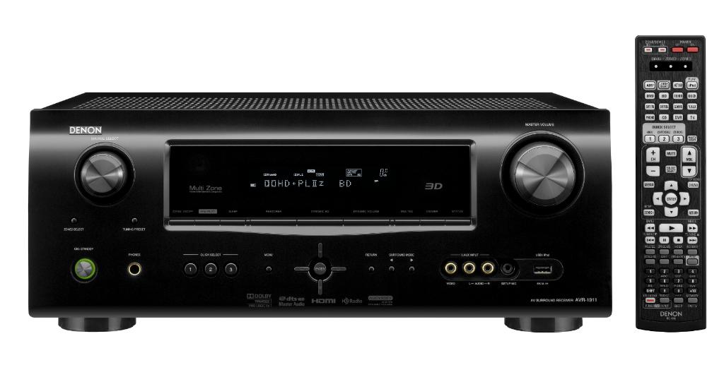Denon Receiver met  Tannoy Luidsprekers in 1 koop, Gebruikt, 60 tot 120 watt, Front, Rear of Stereo speakers, Ophalen
