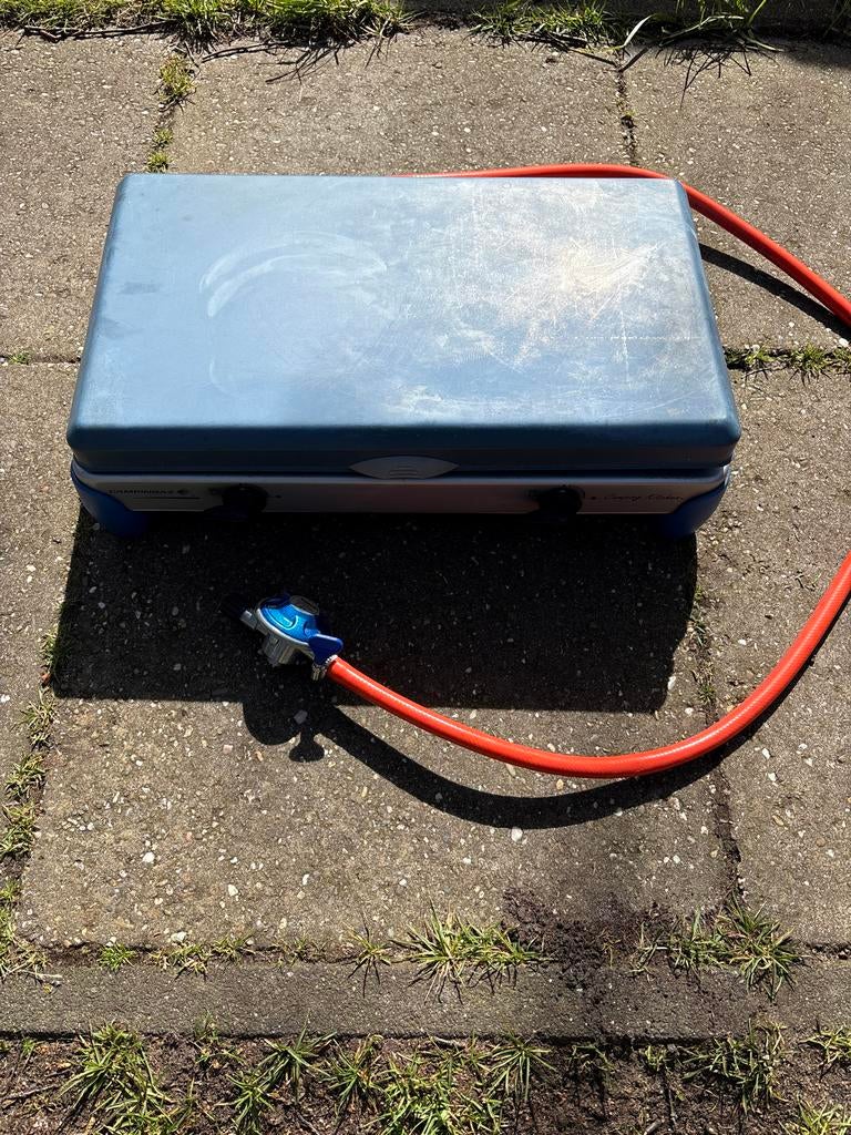 Campingaz Camping Kitchen 2 brander met grill, Ophalen, Gebruikt