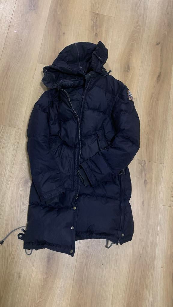 Parajumpers jas long bear navy maat S, Ophalen, Gedragen, Maat 36 (S), Blauw