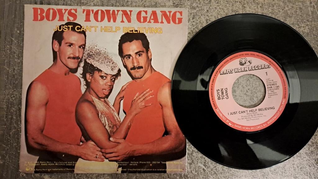 Boys town gang  - i just can't help believing, Gebruikt, 7 inch, Single, Ophalen of Verzenden