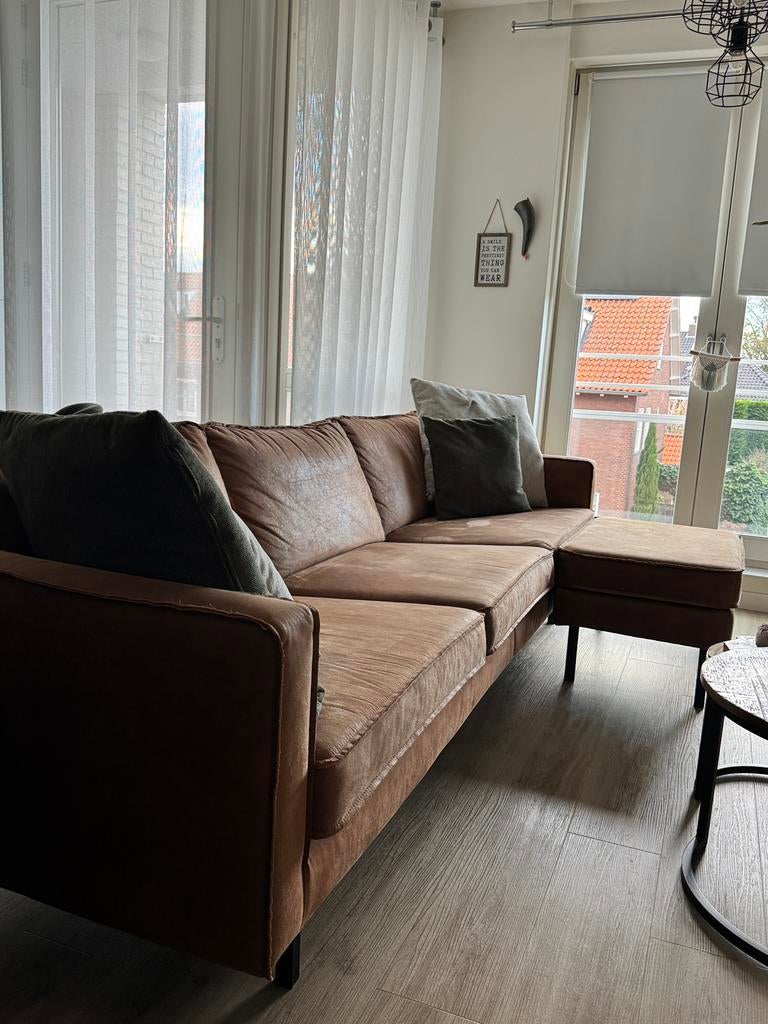 Nette Bepure rodeo 3 zits bank met hocker, Ophalen, Zo goed als nieuw