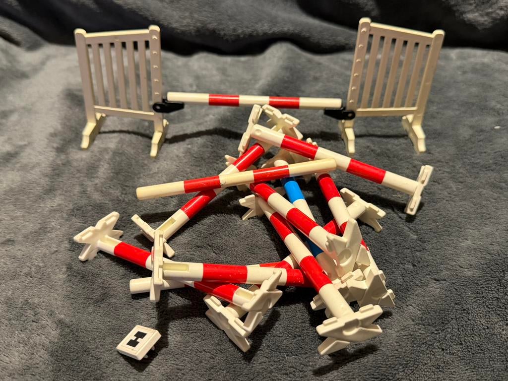 Mrt 158: playmobil: onderdelen: hindernissen, Ophalen of Verzenden, Gebruikt, Los playmobil