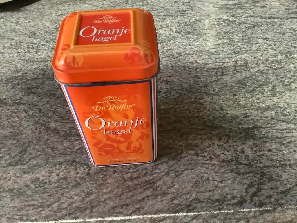 vintage verzamelblik van De Ruijter, Verzamelen, Blikken, Ophalen of Verzenden, Gebruikt, Overige