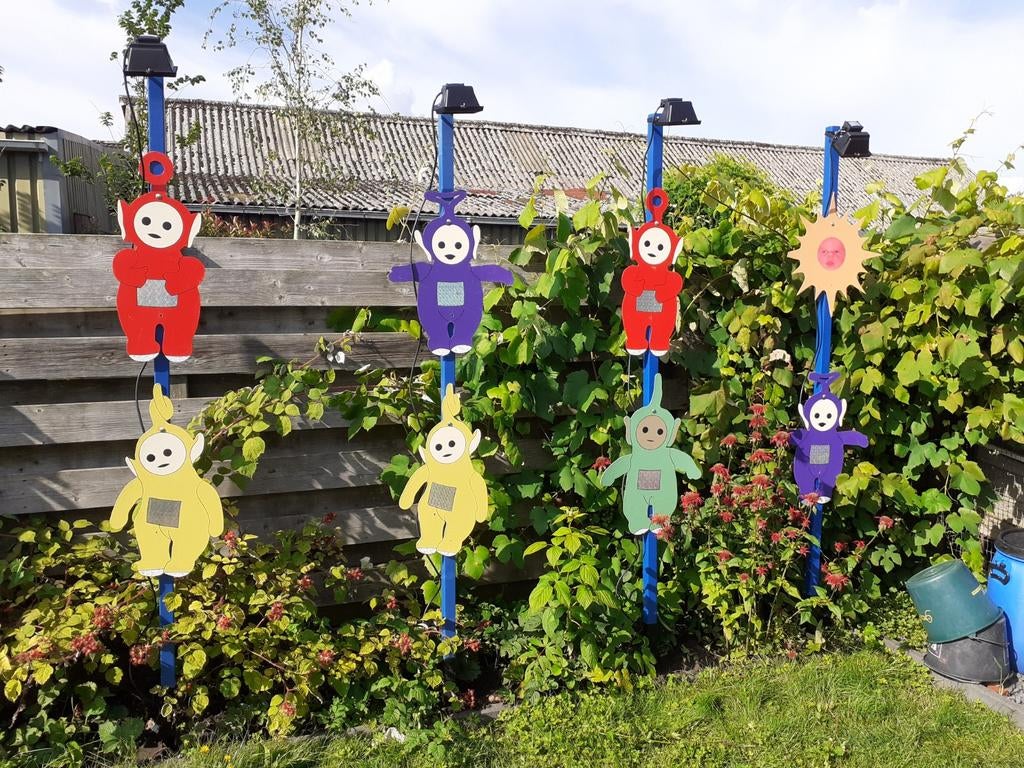Teletubbies Feestpalen straatversiering incl verlichting, Hobby en Vrije tijd, Ophalen, Zo goed als nieuw, Overige