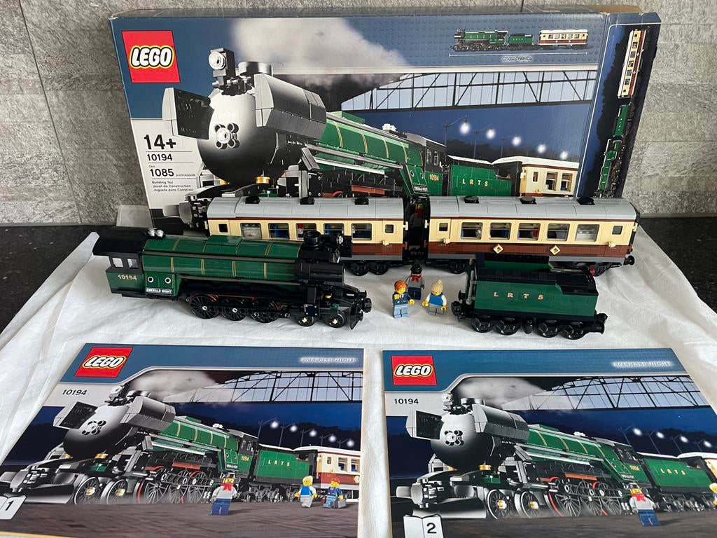 Lego Emerald Night Train 10194, Ophalen of Verzenden, Zo goed als nieuw