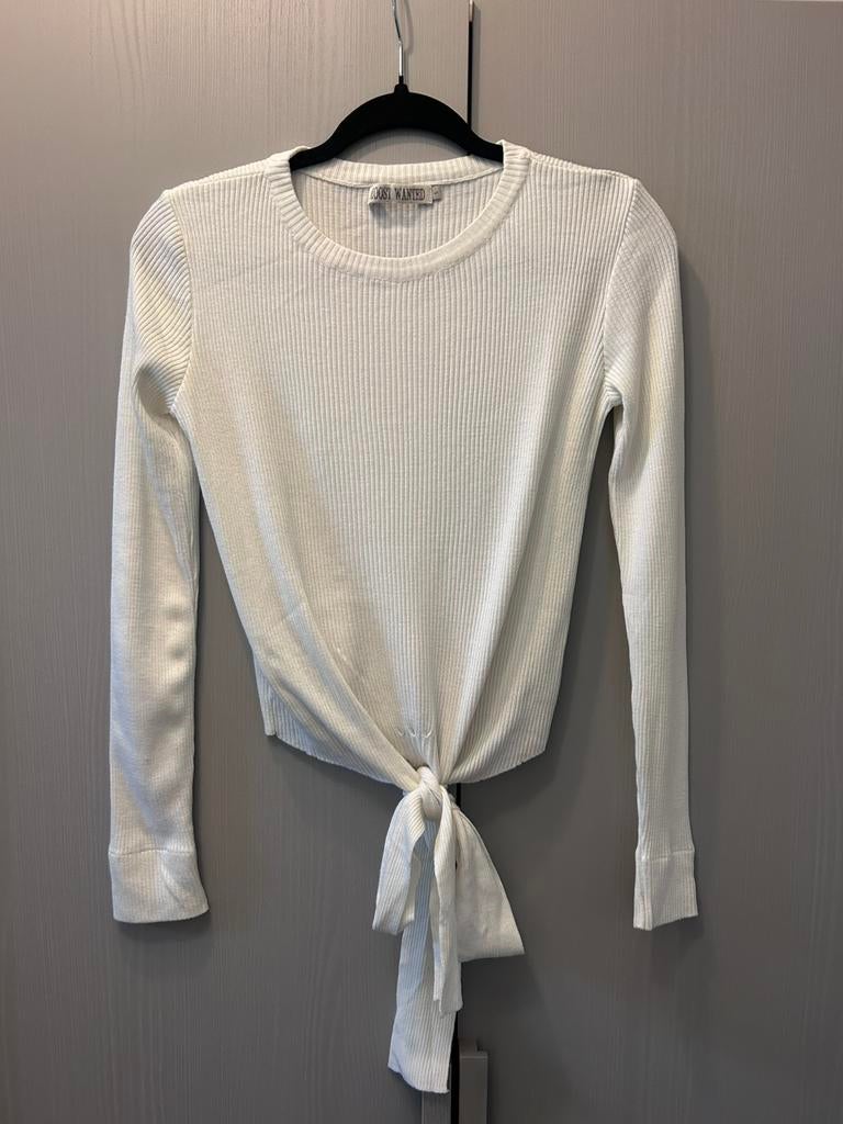 Moost Wanted Fierce top maat S, Kleding | Dames, Wit, Ophalen of Verzenden, Zo goed als nieuw, Lange mouw