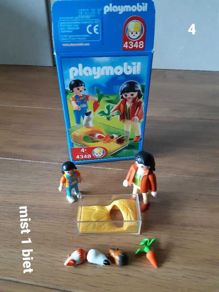 Playmobil set 4348 Cavia's met terrarium, Ophalen of Verzenden, Zo goed als nieuw