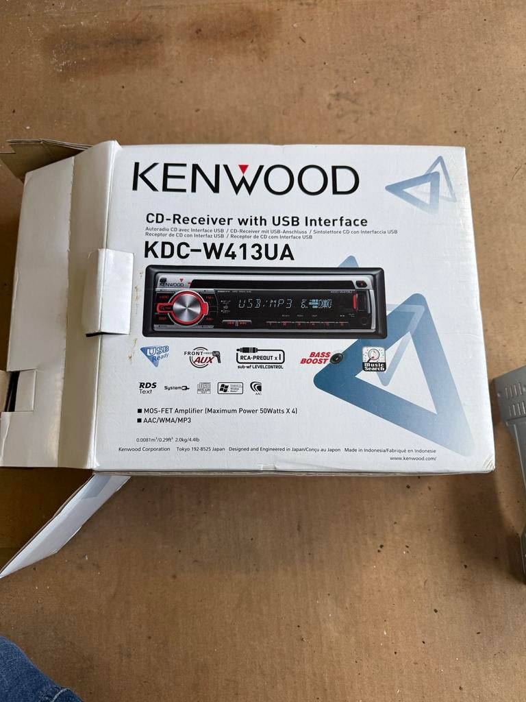 Kenwood KDC-W413UA CD/USB Autoradio, Auto diversen, Ophalen of Verzenden, Gebruikt