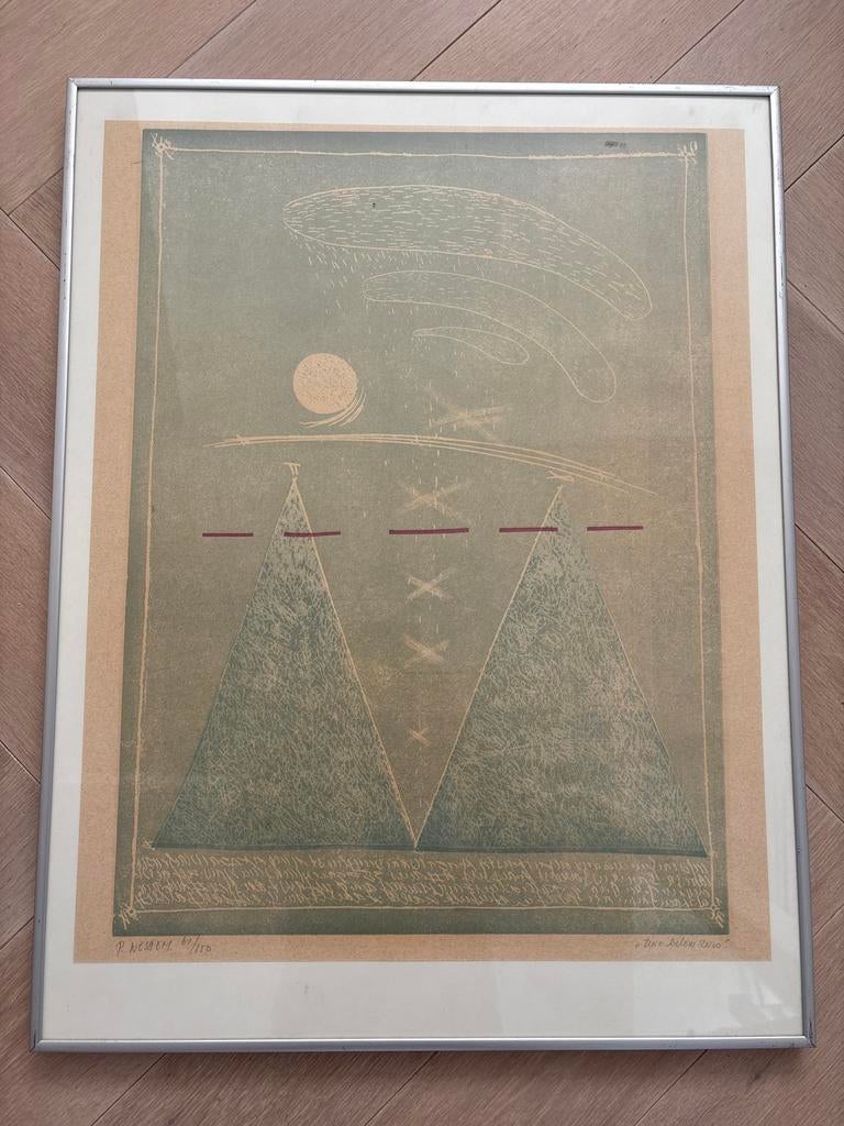 Peter Westen - Two Below Zero - Ets 66x51 cm - Genummerd, Ophalen, Ets, Genummerd