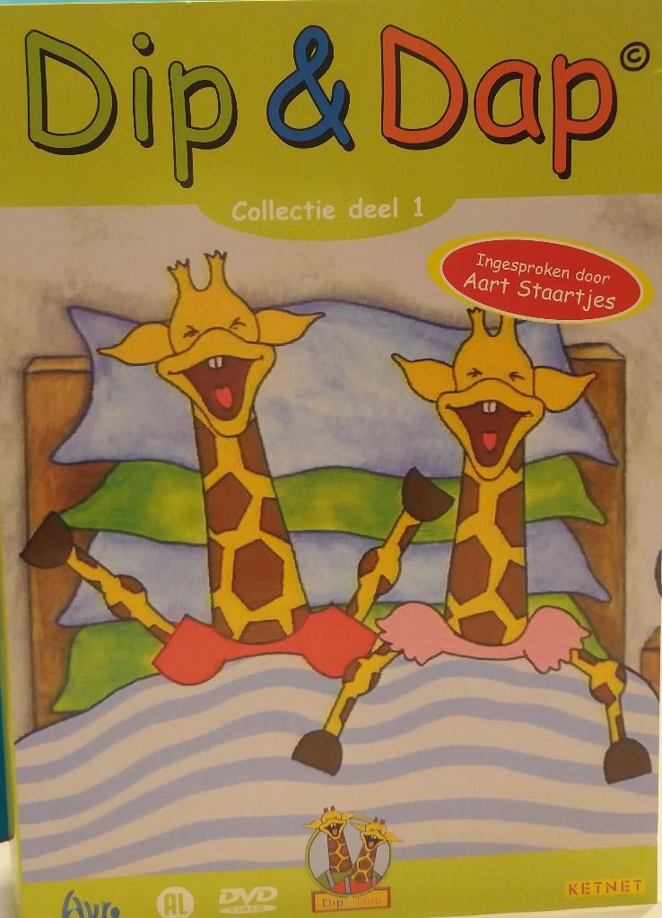 Dip en Dap deel 1 KRASVRIJE DVD, Alle leeftijden, Ophalen of Verzenden, Zo goed als nieuw