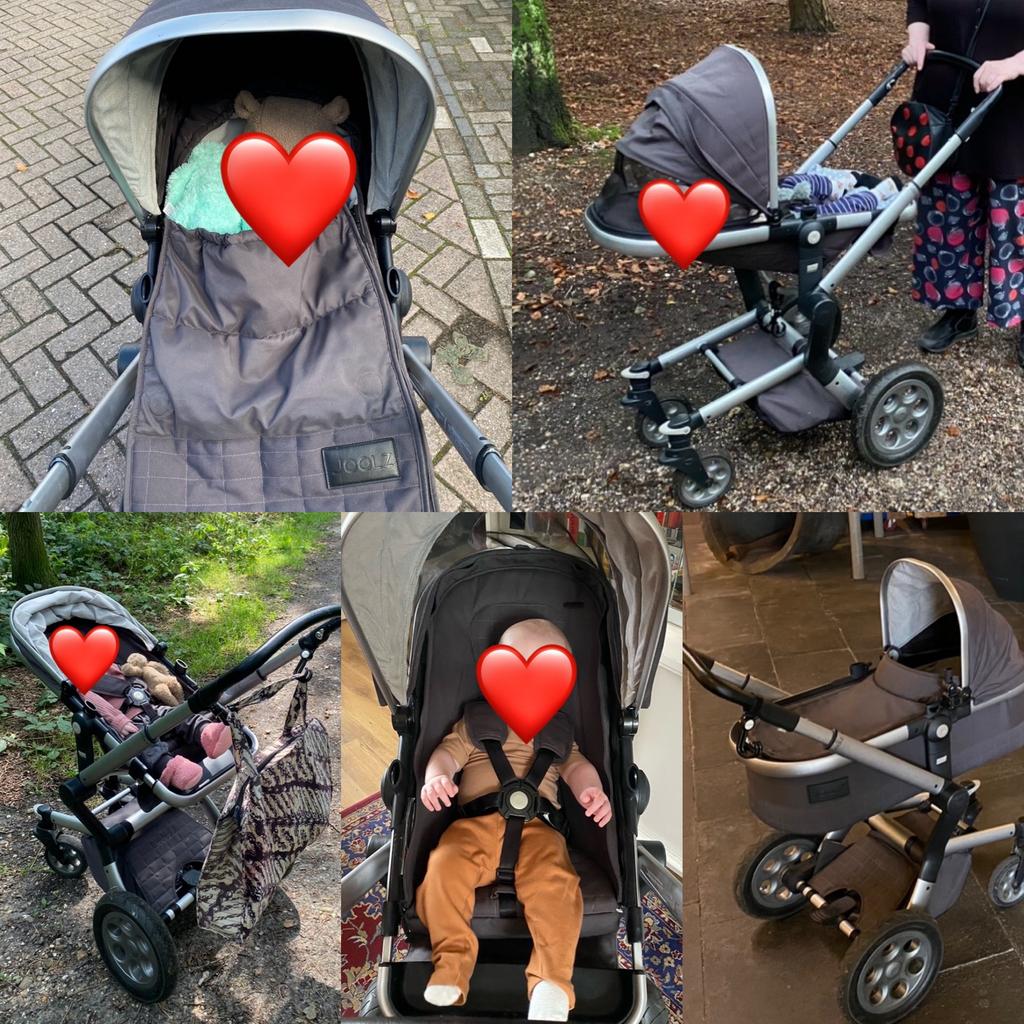 Joolz Day kinderwagen, Gebruikt, Verstelbare duwstang, Combiwagen, Ophalen