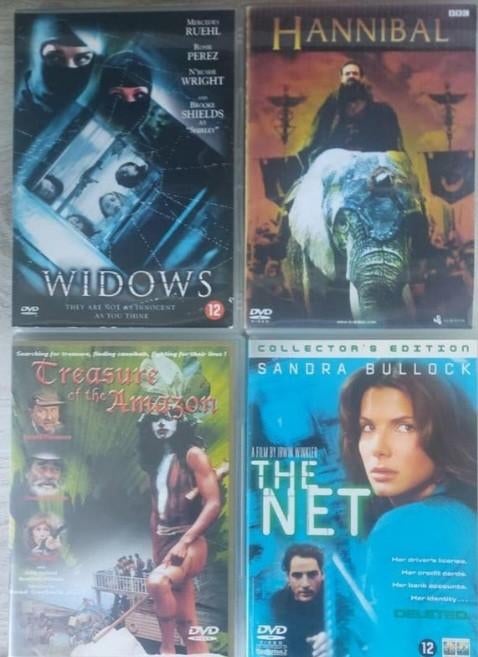 DVD FIMS 4 STUKS VOOR 5.URO.TOP OPHALEN, Alle leeftijden, Ophalen, Zo goed als nieuw