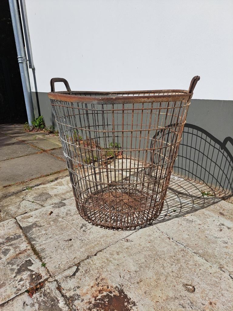 Vintage Aardappelmand - Industriële Draadmand, Ophalen, Overige materialen, Gebruikt, Mand