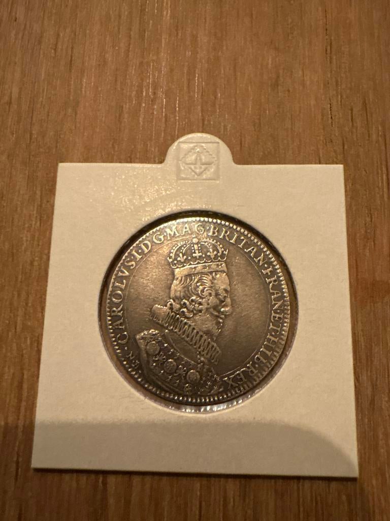 Kroningsmedaille Karel I - N. Briot, 1626, Ophalen of Verzenden, Zilver, Buitenland