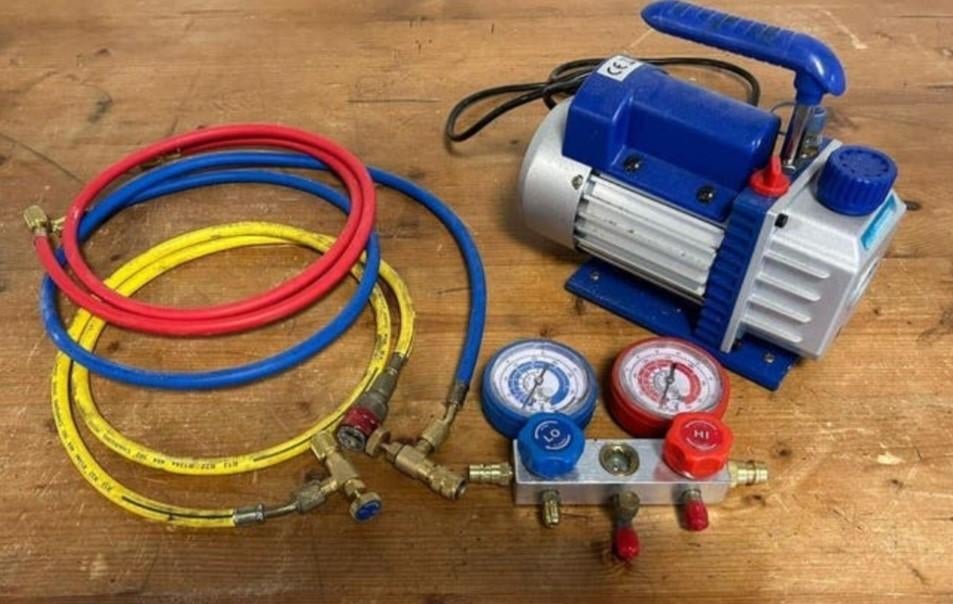 Te Huur: Vacuumpomp tbv splitairco, Ophalen, Koelen en Ontvochtigen, Timer, Nieuw
