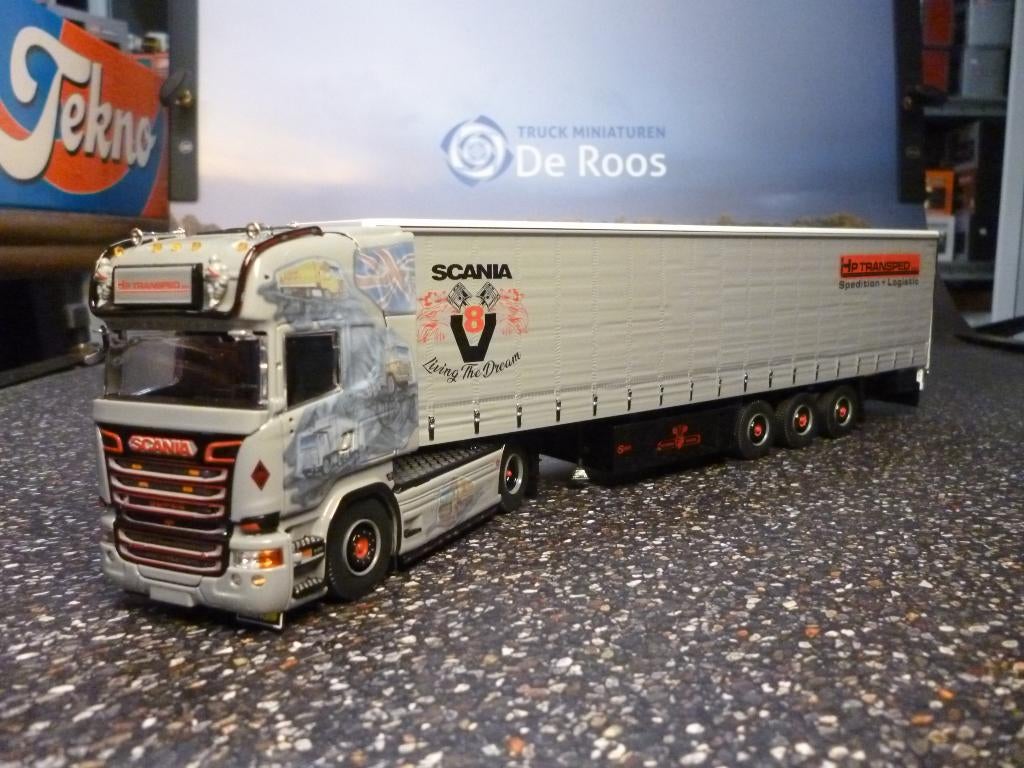 Tekno Scania HP Transped met certificaat, Ophalen of Verzenden, Nieuw, Bus of Vrachtwagen, Tekno