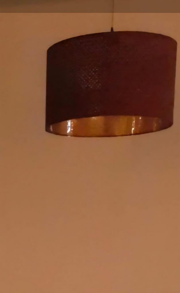 IKEA Hanglamp Bordeaux Rood - Nette staat, Ophalen, Gebruikt, Stof, Modern, Warm, Sfeestelijk