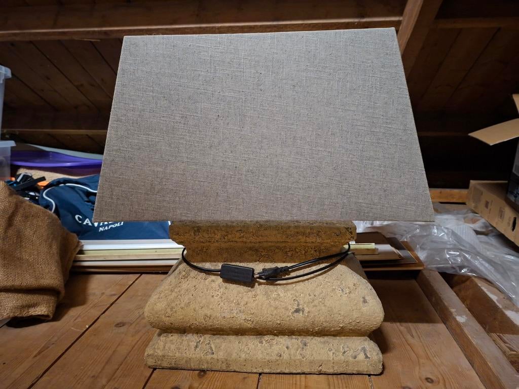 2 Brynxz lampen groot met kappen - Grote fitting, Gebruikt, 50 tot 75 cm, Landelijk, Robuust, Ophalen of Verzenden