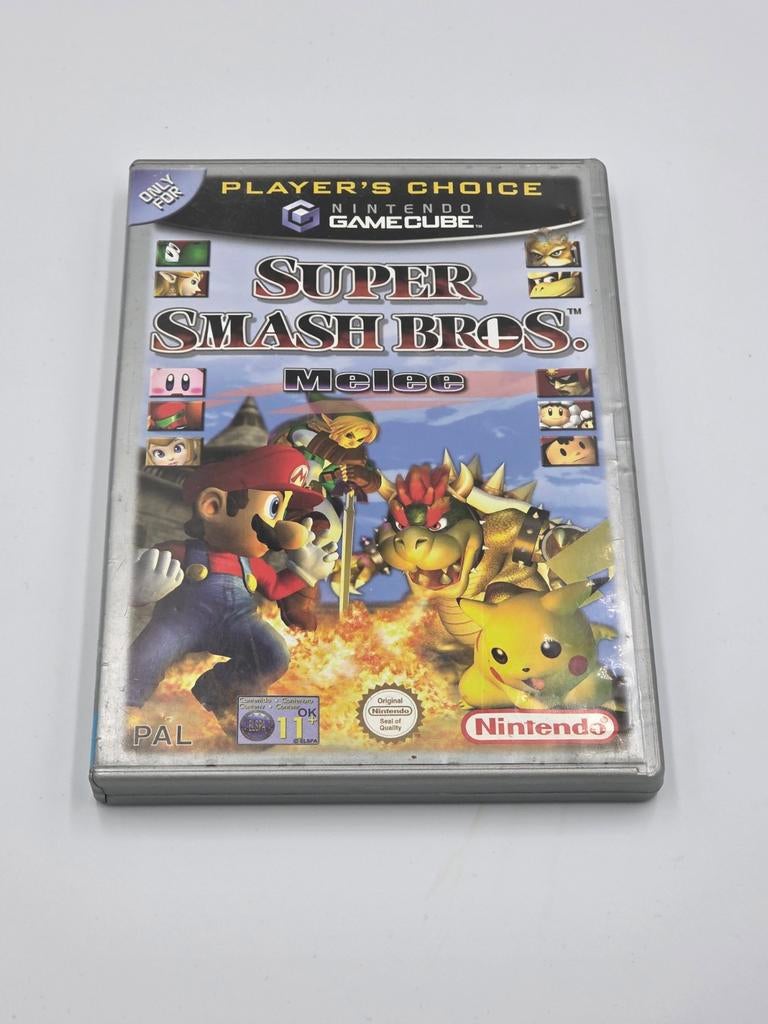 Super Smash Bros. Melee GameCube CIB - Compleet, Gebruikt, Vechten, Eén computer, Ophalen of Verzenden