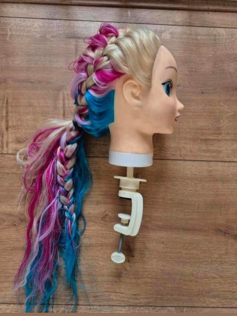 Kappershoofd met gekleurde haren, Ophalen of Verzenden, Zo goed als nieuw, Overige typen