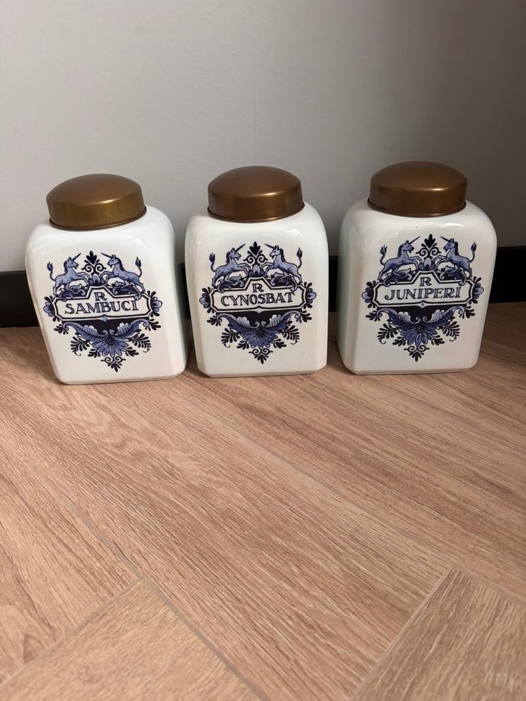 3 InterPharm Apothekerspotten, Ophalen of Verzenden