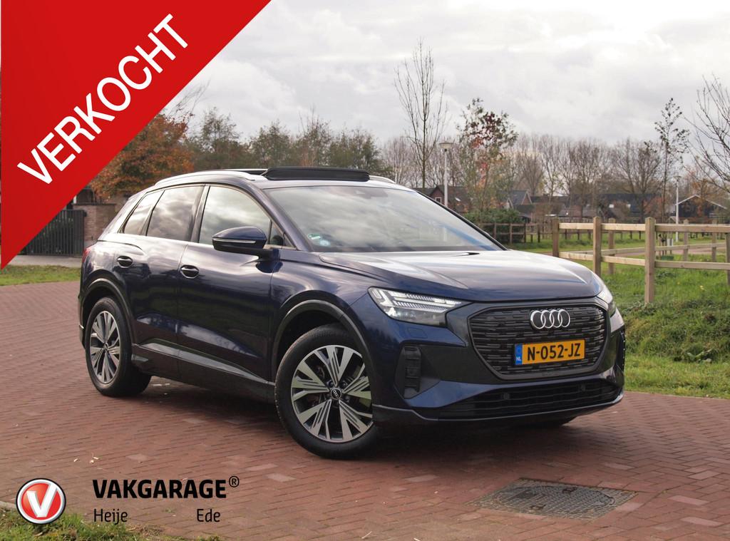 Audi Q4 e-tron 40 Launch edition Advanced Plus 77 kWh | SOH, Automaat, Gebruikt, Zwart, Blauw