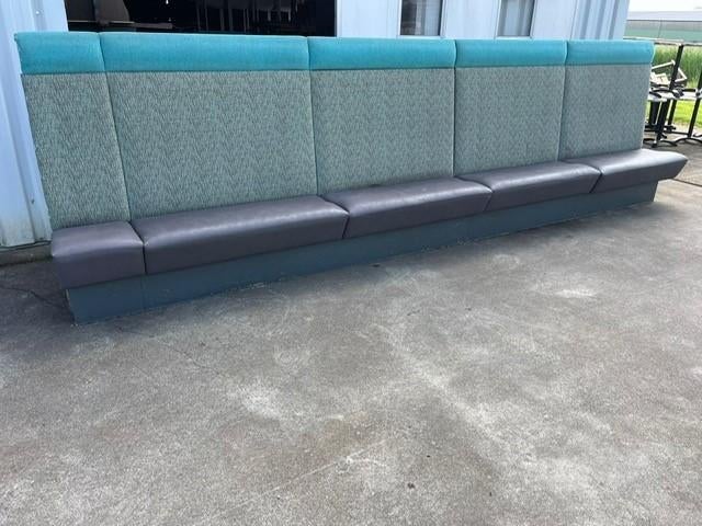 1 stuks horeca restaurant bank wandbank eetkamerbank 520 cm, Ophalen, Overige kleuren, Zo goed als nieuw, Leer