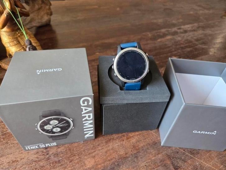 Garmin Fenix 5s plus in uitstekende staat, GARMIN, Zwart, Ophalen of Verzenden, Zo goed als nieuw
