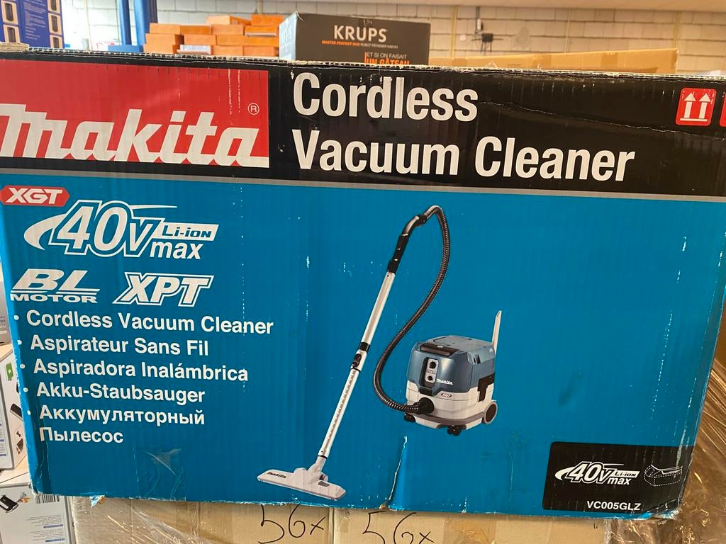 Makita Accu-Stofzuiger XGT 40V max, -, -, Stofzuiger, Nieuw