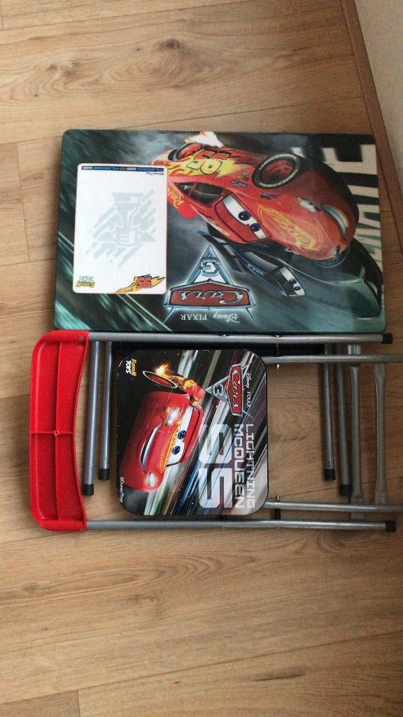 Disney Pixar Cars Kids Folding Table & Chair Set – McQueen, Ophalen, Overige figuren, Zo goed als nieuw, Beeldje of Figuurtje