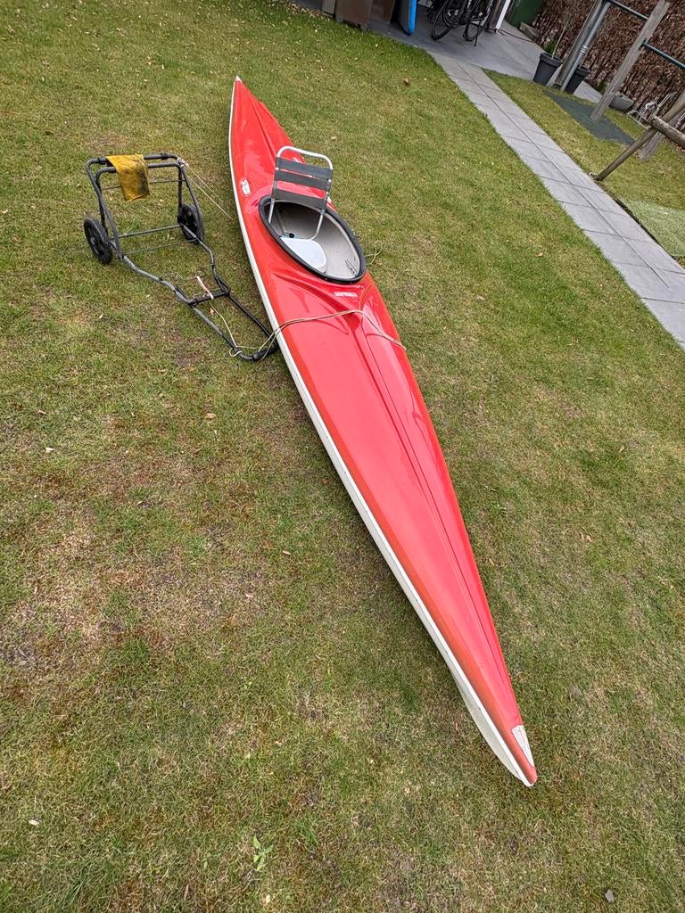 Rode kajak teab, Watersport en Boten, Kano's, Ophalen, Gebruikt, Eén persoon, Kajak