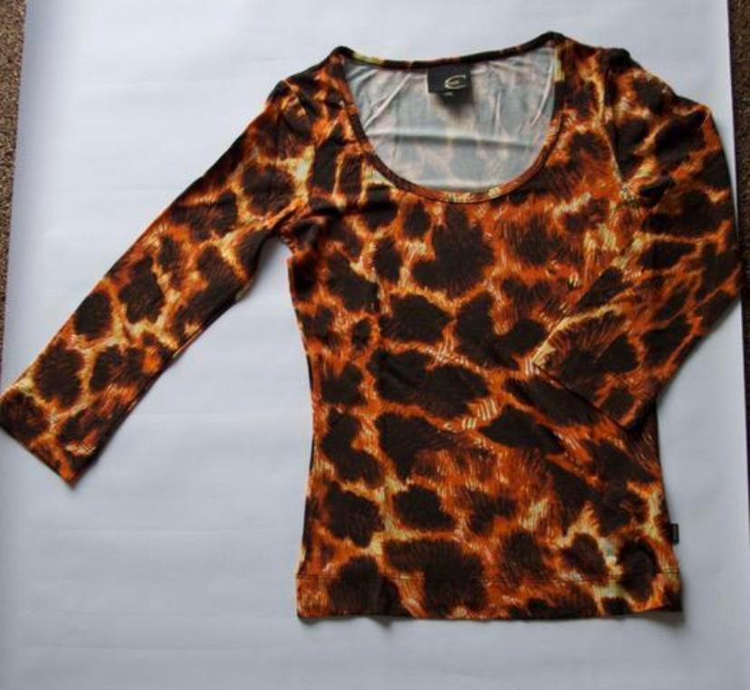 Just Cavalli Shirt, Kleding | Dames, Oranje, Ophalen of Verzenden, Zo goed als nieuw, Korte mouw