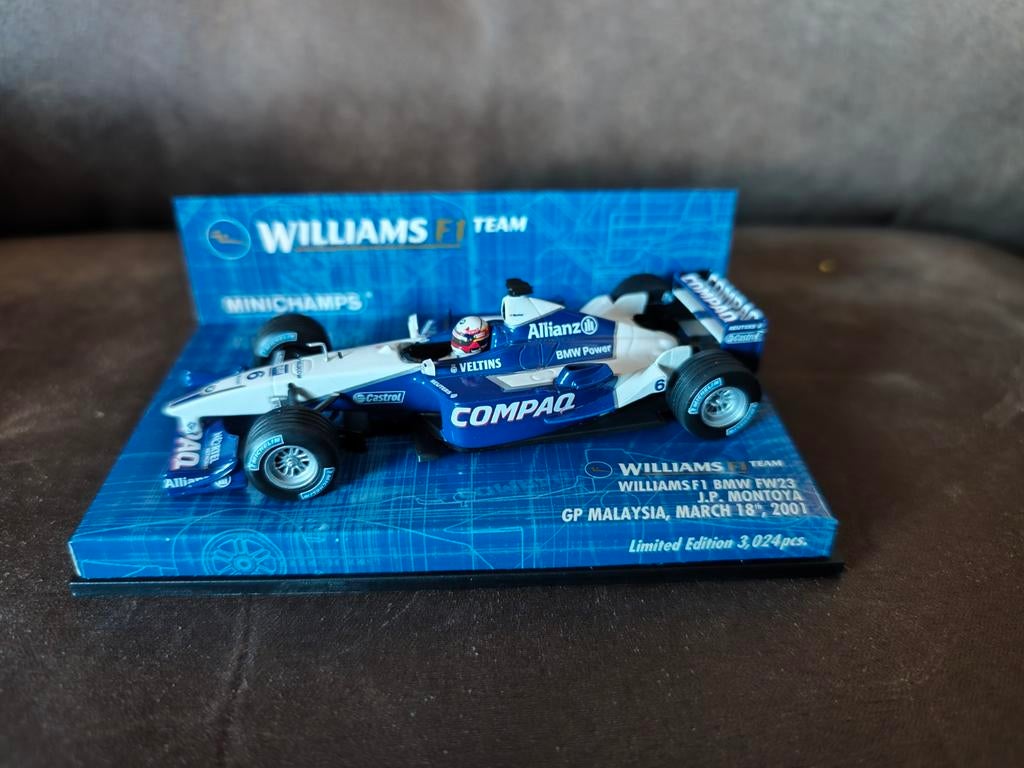 Minichamps Williams F1 BMW FW23 J.P. Montoya 2001, Ophalen of Verzenden