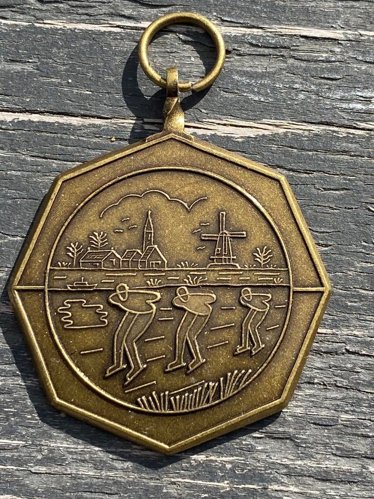 Medailles schaatsen Mijzenpoldertocht 1995, Ophalen of Verzenden, Overige materialen