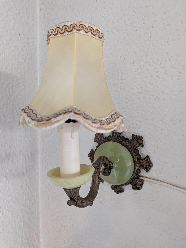 Wandlamp 2x vintage, Huis en Inrichting, Lampen | Wandlampen, Ophalen of Verzenden, Gebruikt, Overige materialen, Barok, vintage, antiek, klassiek