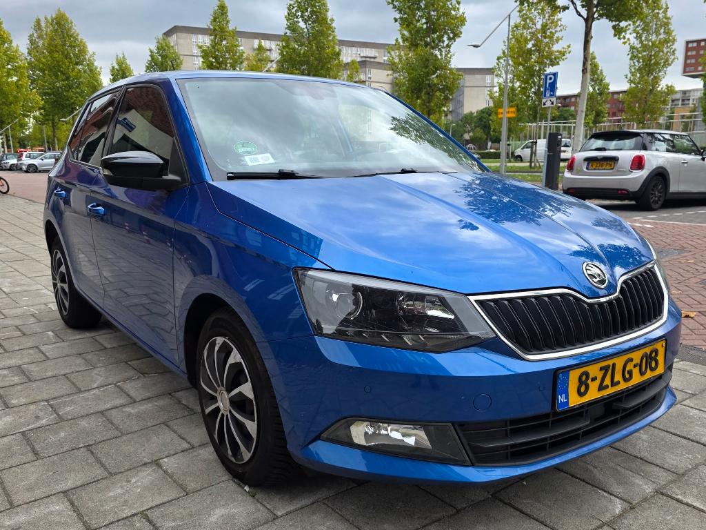 Skoda Fabia 1.2 TSI Keyless NAP 2015, Auto's, Stof, 40 €/maand, 4 cilinders, Blauw