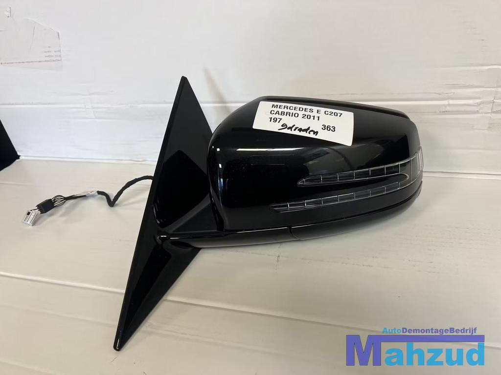 MERCEDES E A207 Cabrio zwart 197 Links spiegel 2009-2016, Auto-onderdelen, Spiegels, Gebruikt, Mercedes-Benz AG, Mercedes-Benz