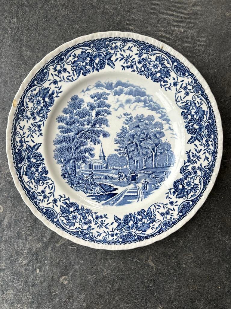 Bord Royal Tudor Ware Olde England, Ophalen of Verzenden