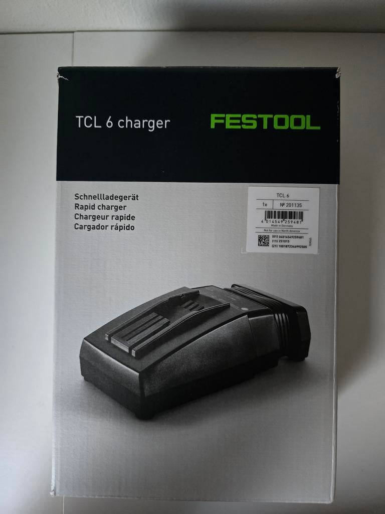 Festool TCL 6 snellader, Doe-het-zelf en Verbouw, Gereedschap | Boormachines, Ophalen of Verzenden, Nieuw, Boor- en Schroefmachine