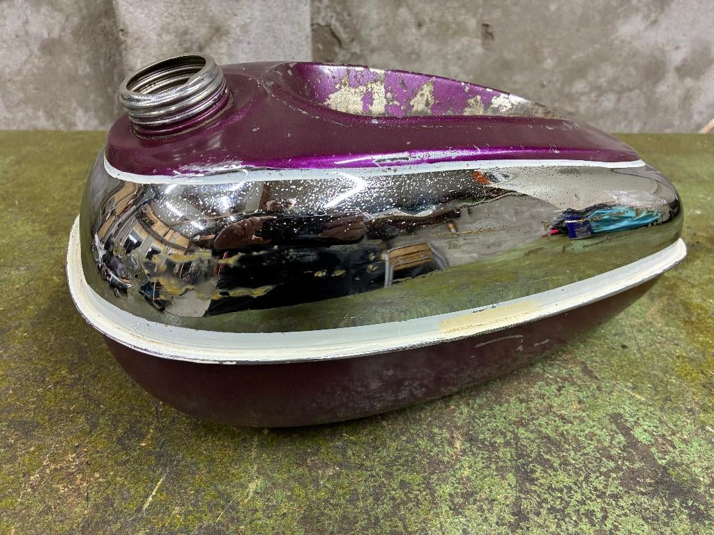 Puch MV50 tank magenta / chroom, Fietsen en Brommers, Brommeronderdelen | Oldtimers, Ophalen of Verzenden, Gebruikt, Tank, Puch